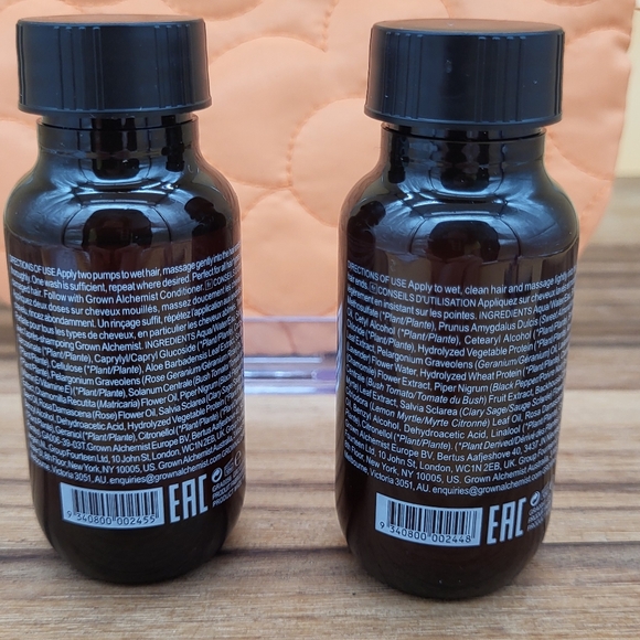 6-Piece Bundle Hair & Face Basics, Orange Makeup Bag, New - Picture 5 of 5